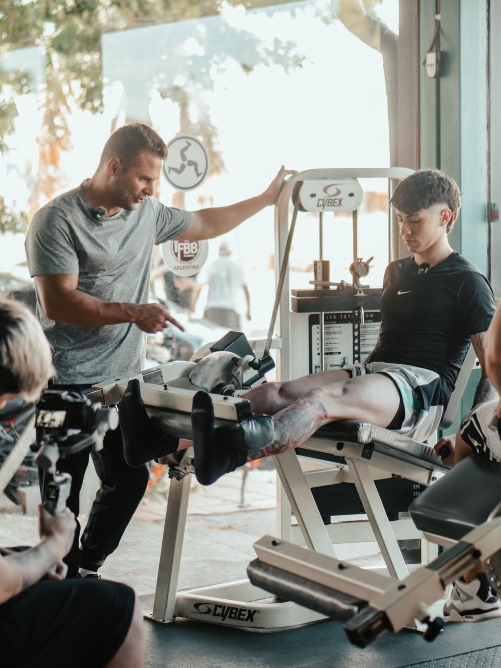 Cris Grosz entrenando a Lauty Gram